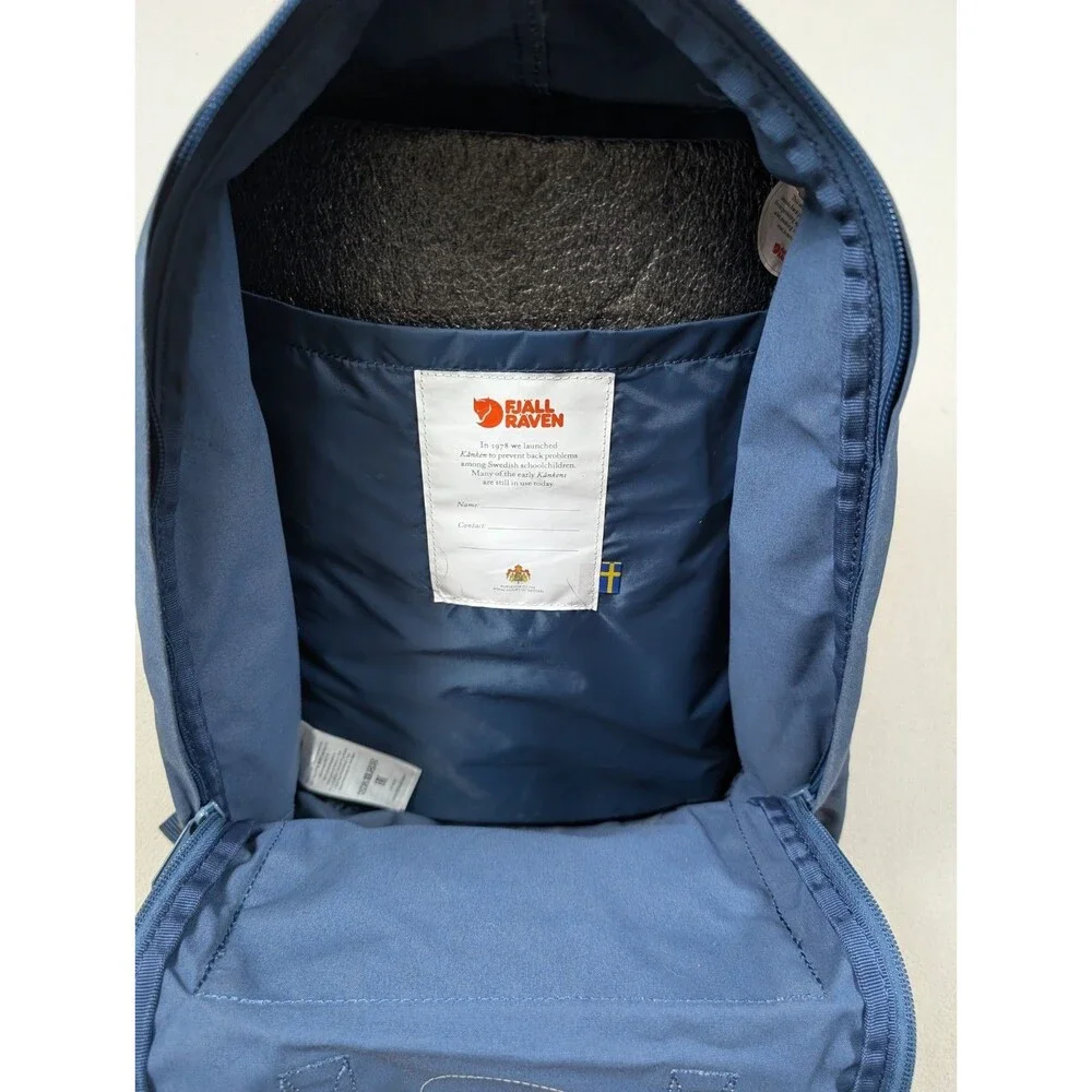 Fjallraven Kanken Classic Backpack Navy Blue 23510 School Travel Bag Sweden